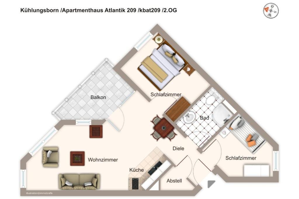 Haus Atlantik Apartment Ostseebad Kühlungsborn
