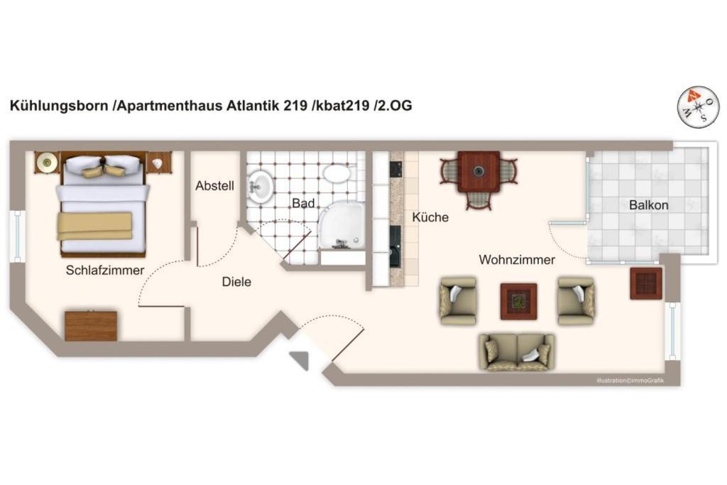 Haus Atlantik Apartment Ostseebad Kühlungsborn